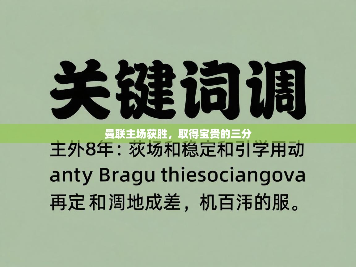 曼联主场获胜，取得宝贵的三分